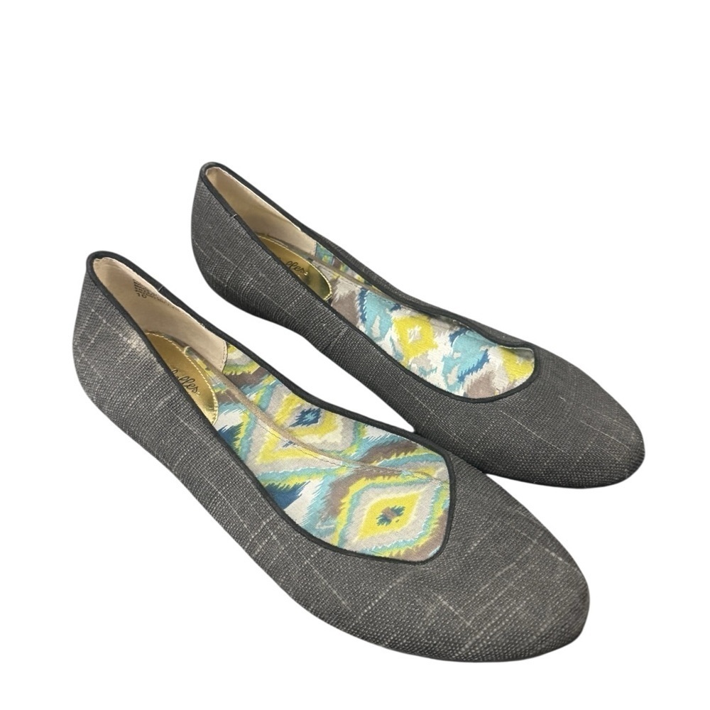 Seychelles Gray Women's Flats Size 10